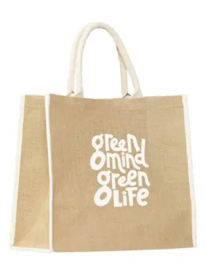 Sac shopping jute imprimé